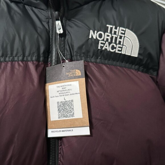 The North Face 700 Fill Puffer Jacket | Maroon/Black | L & XL | NWT| ON SALE TNF - Picture 4 of 4